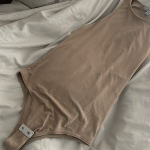 Beige Cream Body Suit